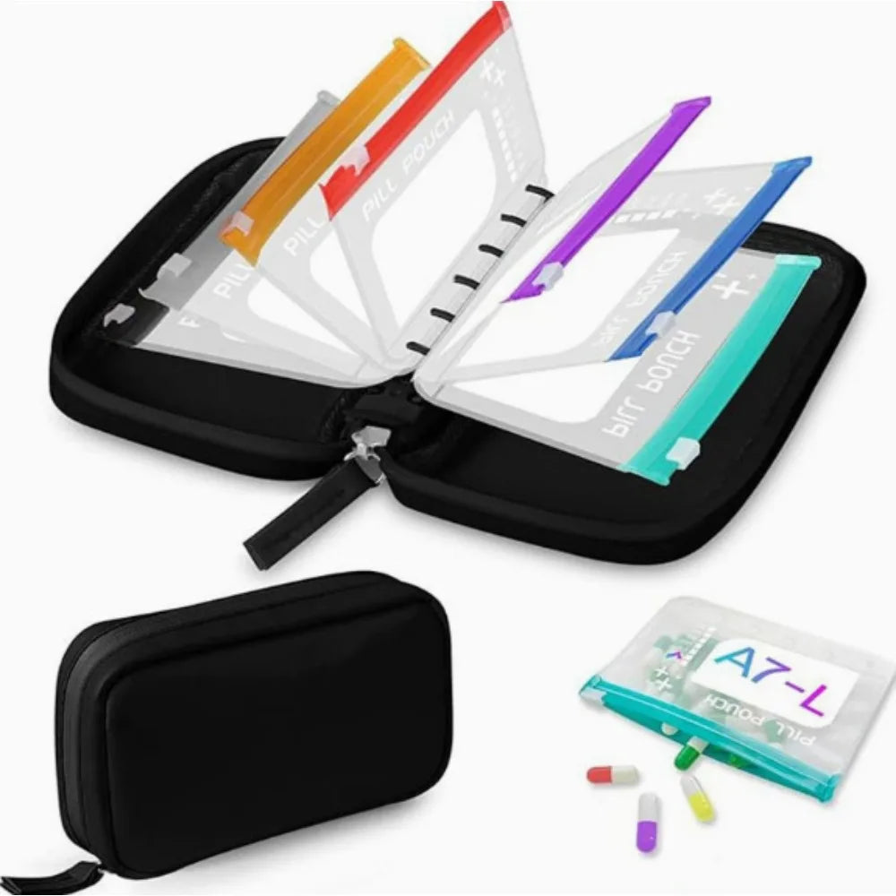 GAINZ Travel Pill Organizer | 7-Day Storage