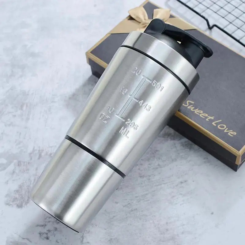GAINZ Stainless Steel Protein Shaker