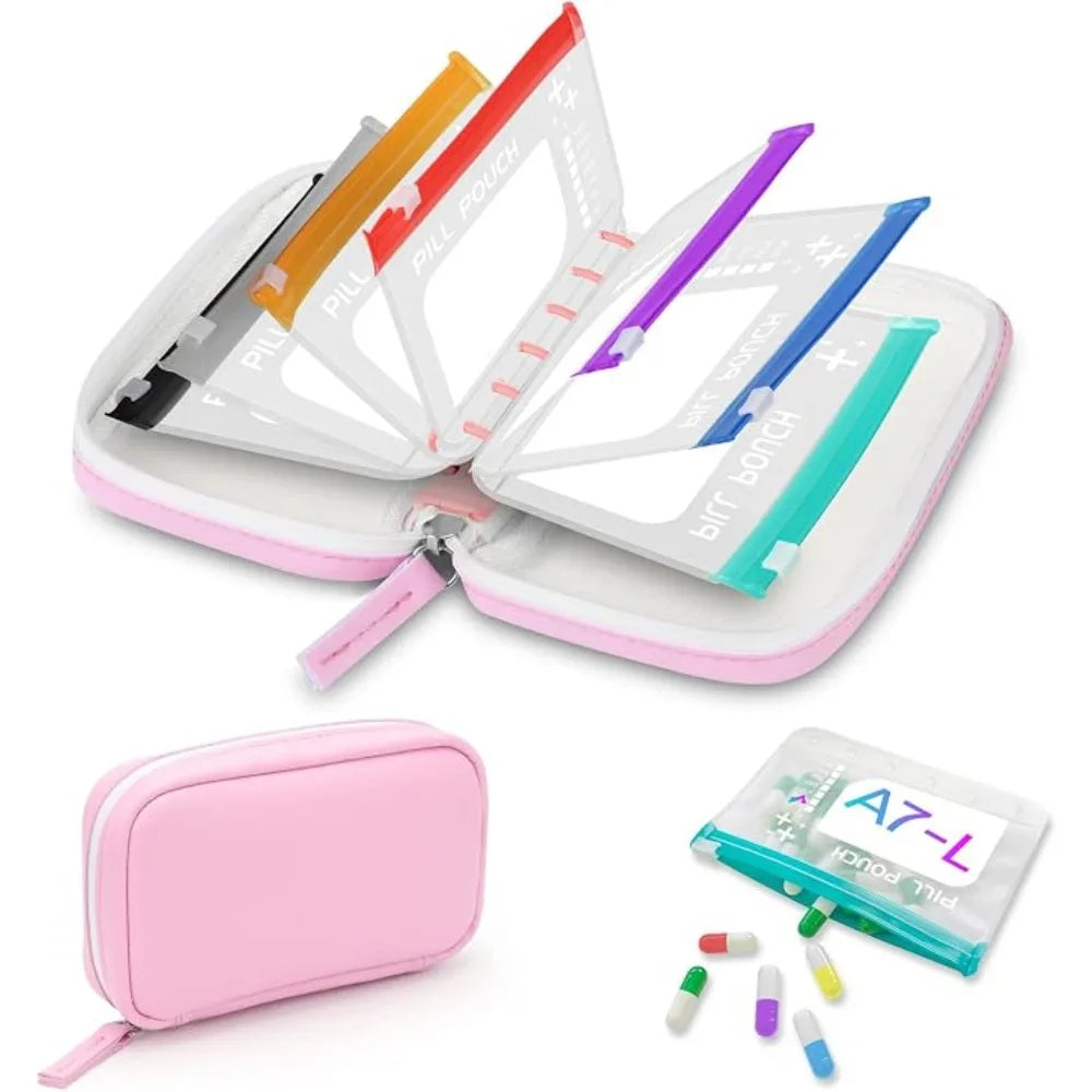 GAINZ Travel Pill Organizer | 7-Day Storage