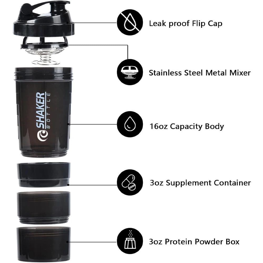 GAINZ Premium 20oz Protein Shaker