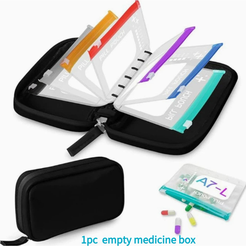 GAINZ Travel Pill Organizer | 7-Day Storage