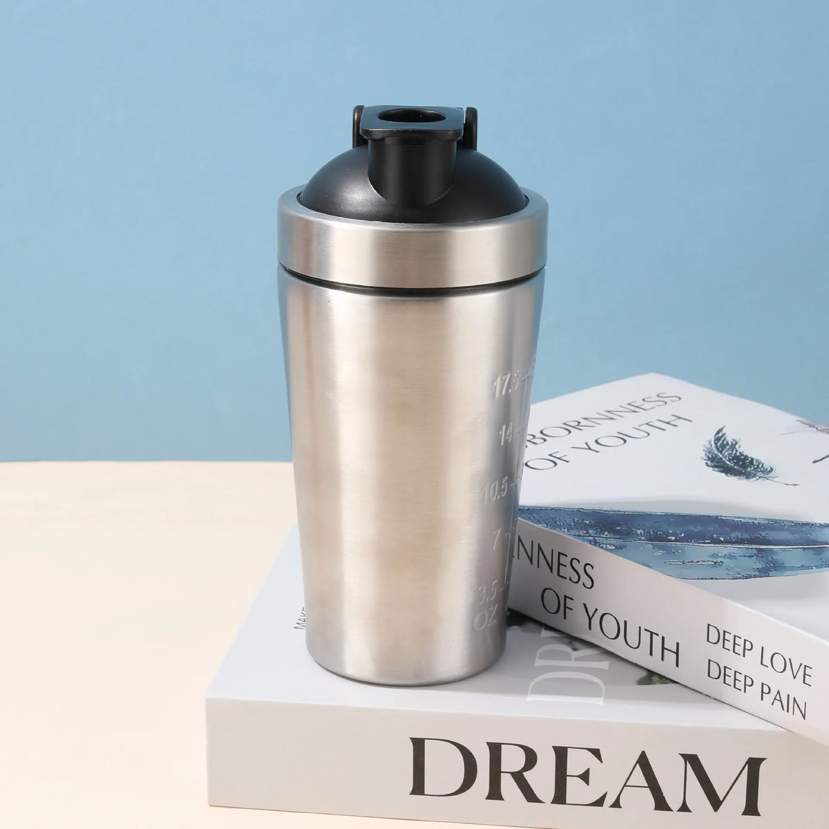 GAINZ Stainless Steel Protein Shaker
